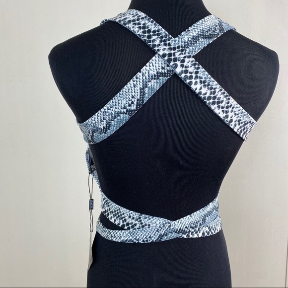 Snakeskin Wrap Top (free with any purchase!) - Picture 2 of 4